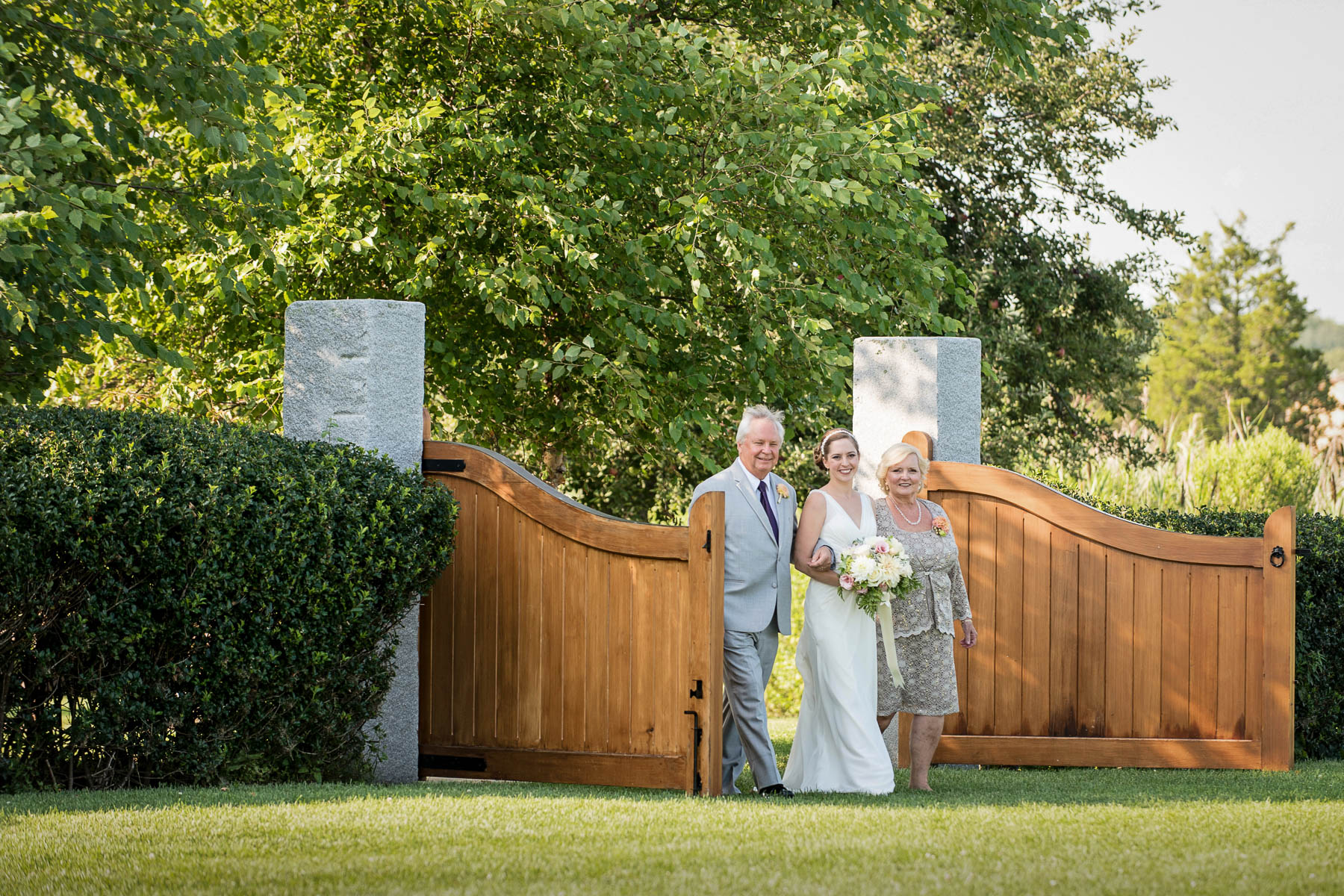  Bridal entrance at Saltwater Farm Vinyards